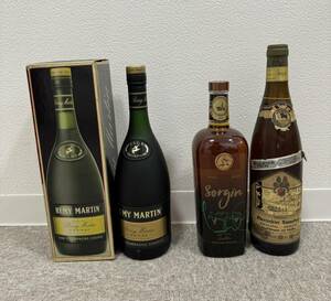 【SOB-24.1AR】1円~ お酒おまとめ 未開栓品 REMY MARTIN レミーマルタン Sorgin スピリッツ ジン 果実酒 ワイン アルコール 洋酒 古酒