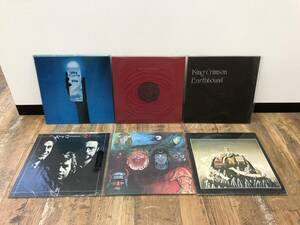 《H》 King Crimson キングクリムゾン レコード 6枚セット ① / Discipline ・ Earthbound ・ USA 他 /