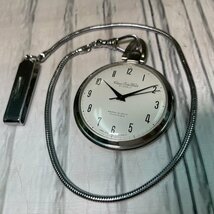 m002 H2(60) CITIZEN シチズン 懐中時計 手巻き 機械式 アンティーク 6-027296 21石 Pocket Watch ポケットウォッチ 稼働品_画像3