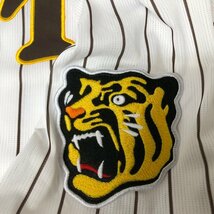 m001 E(60) 阪神タイガース 応援ユニフォーム サイズL リストバンド 2023 NIPPON CHMAPIONS ワッペン ミズノ MIZUNO HANSHIN Tigers 野球帽_画像4