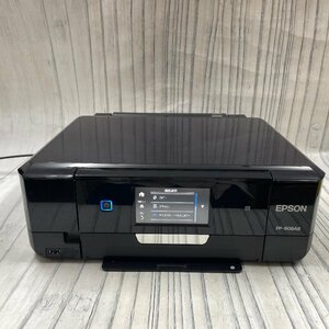 m002 (100) エプソン EPSON インクジェットプリンター カラリオ EP-808AB コピー機 スキャナ 無線LAN接続対応 現状品