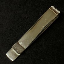 m001 W3(30) 送料520円 希少 ティファニー シルバー ネクタイピン カフス ストライプ 925 TIFFANY STERLING SILVER NECKTIE BAR ITALY_画像4