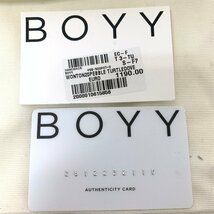 s001 F3 保管品 BOYY ボーイ ハンドバッグ 2wayショルダーバック マグネット蓋タイプ チャコールカラー シンプル レザー_画像10