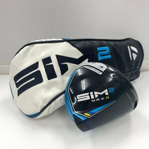 m002 E1(60) 1円～ TaylorMade SIM2 MAX-D ドライバー ヘッド 9.0°＋純正ヘッドカバー 日本仕様 テーラーメイド ヘッドのみ ゴルフ