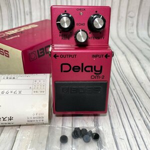 m002 E3(60) 動作品 13 BOSS DM-2 Delay ディレイ ボズ ギター エフェクター 音響機器 音響機材