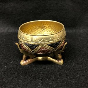 m001 H(60) おりん 真鍮製 彫金細工 仏具 仏教美術 アジアン雑貨 ORIN Asian Brass Bell ENGRAVED SINGING BOWL