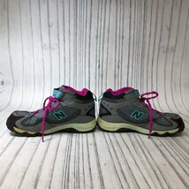 m001 G(60) NEW BALANCE ニューバランス スニーカー 23cm KV703HHY キッズ ランニングシューズ ピンク×グレー 子供用 靴_画像3