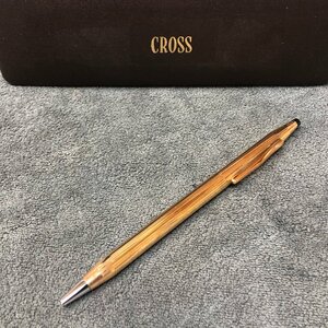 m001 B CROSS クロス ツイスト式 ボールペン ケース入り 1/20 14KT USA 文房具 筆記用具