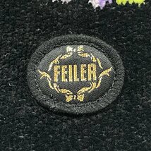 m002 H7(30) FEILER フェイラー ハンドバッグ アクセサリーポーチ 花柄 シェニール織 鞄 カバン レディース_画像2