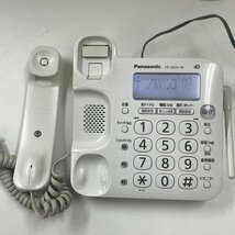 m002 D2(60) Panasonic VE-GD21-W パナソニック コードレス電話機 親機 ACアダプター 通電確認 現状_画像2