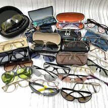 m002 B4(80) 眼鏡 めがね メガネフレーム 老眼鏡 サングラス 度レンズ有/無 金属フレーム 部品取り 大量 まとめ 処分 ジャンク_画像1