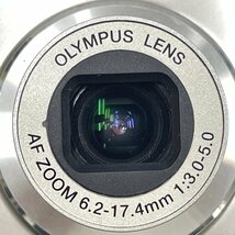 m002 H6(60) OLYMPUS オリンパス FE-115 シルバー デジカメ コンパクト デジタルカメラ 6.2-17.4mm 3.0-5.0 通電確認済_画像8