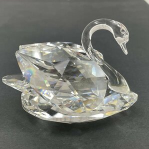 m002 D1(60) SWAROVSKI スワロフスキー フィギュリン スワン 鶴 置物 クリスタル 硝子 ガラスの画像4