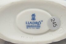 f002 Z2 リヤドロ LLADRO 置時計 テーブルクロック 西洋陶器 インテリア クォーツ 電池切れ_画像9