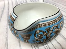 m001 H(60) ウェッジウッド WEDGWOOD フロレンティーンターコイズ FLORENTINE TURQUOISE クリーマー 茶器_画像5