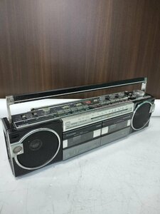 s001 N2 現状渡し サンヨー SANYO ダブルラジカセ ラジオカセットレコーダー MR-WU4 中古品　昭和レトロ/パーツ/部品