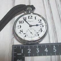 f002 B1 3 希少品 LONGINES ロンジン 懐中時計 スモセコ ジャンク品 手巻き GRANDS PRIX_画像7