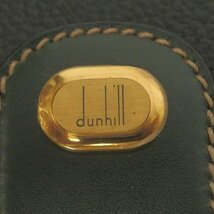 f002 2Fbag ダンヒル dunhill レディース ショルダーバッグ レザー 斜め掛け ダークグリーン系 保存袋付き_画像9