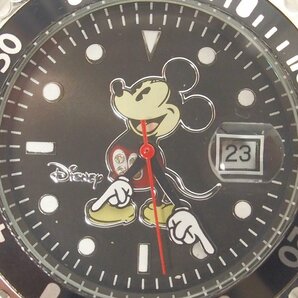 f002 Z3 170.Disney ディズニー Mickey Mouse ミッキーマウス 1248/2000 メンズ腕時計 デイト クォーツ 電池交換済み 宅急便コンパクトの画像3