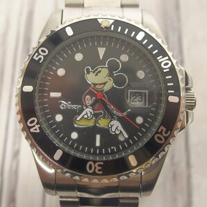 f002 Z3 170.Disney ディズニー Mickey Mouse ミッキーマウス 1248/2000 メンズ腕時計 デイト クォーツ 電池交換済み 宅急便コンパクトの画像2