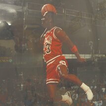 f002 KAIGA NIKE ナイキ MICHAEL JORDAN マイケル ジョーダン ポスター1988年 MVP NBA BULLS ブルズ 幅約88cm 高さ58cm_画像2