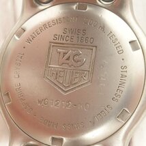 f002 Z1 TAG Heuer タグホイヤー QZ セルシリーズ プロフェッショナル 200M デイト WG1212-K0 白文字盤 メンズ腕時計 稼働品_画像6