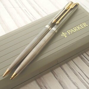 f002 Y2 パーカー PARKER スターリングシルバー STERLING SILVER シャーペン 2本セット 筆記用具 ケース入り 宅急便コンパクト