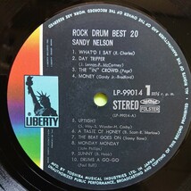 LP/ロック・ドラム・ベスト20(ドラム・サンディ・ネルソン)☆5点以上まとめて（送料0円）無料☆_画像5