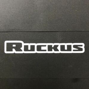 Ruckus カッティングステッカー 縦2cm横12cm ZOOMER ズーマー USDM JDM 北米仕様 ラッカスの画像1