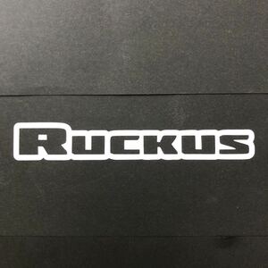 Ruckus カッティングステッカー 縦2cm横12cm ZOOMER ズーマー USDM JDM 北米仕様 ラッカス