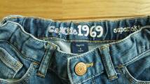 Gap　Kids　1969　スキニーダメージデニム　size８　130_画像2