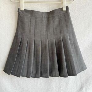 sanmuzi lady's girls pleated skirt gray S