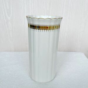 MIKIMOTO 花瓶 フラワーベース 　ホワイト　陶器