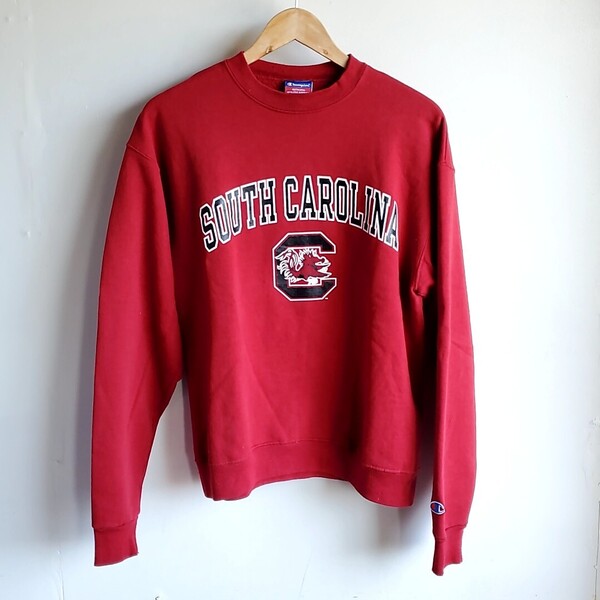 E30◆チャンピオン CHAMPION プルオーバー スウェット sizeM 赤 レッド 中古 USED 古着 AUTHENTIC ATHLETIC APPAREL