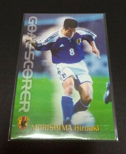 2002年カルビー 日本代表　森島寛晃(セレッソ大阪)GOAL SCORER No,G-05。