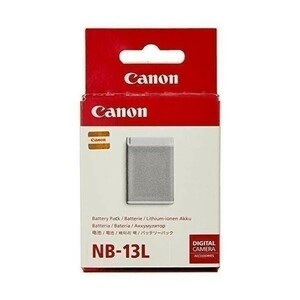 新品 未使用 未開封 信頼性抜群 Canon 純正！ NB-13Lバッテリー 定価7,700円相当 (キヤノン キャノン)