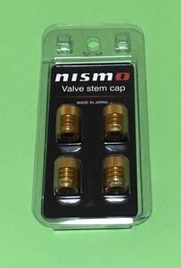  not yet sale in Japan NISMO Nismo air valve cap Gold 4 piece set 99927-VLCGD new goods unused BNR32 BCNR33 BNR34