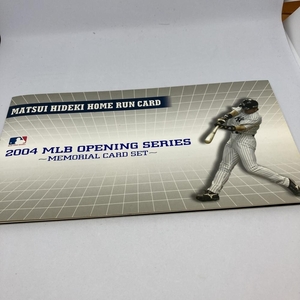 アッパーデック MATSUI HIDEKI 2004 MLB OPENING SERIES MEMORIAL CARD SET 7枚　【レターパックライト発送】　14039
