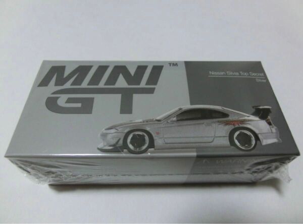 MINI GT 1/64 Nissan シルビア Top Secret S15 シルバー 右ハンドル MGT00545-R 新品
