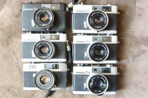 ６台　コニカC３５等ジャンク　廃業したカメラ屋さんの完全ジャンク