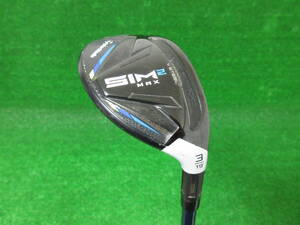 6900【TaylorMade】SIM2 MAX U3 19度 純正 TENSEI BLUE TM60(S)装着 ヘッドカバー付 シム2 マックス ハイブリッド レスキュー 3U #3 H3 UT