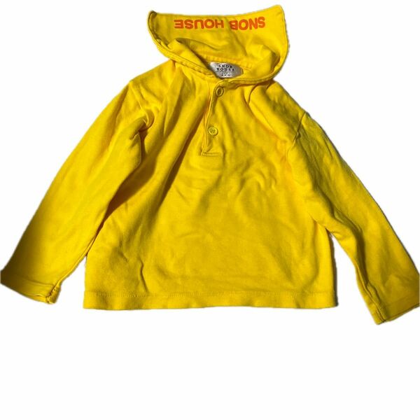 黄色　Ｔシャツ　長袖　薄手　95サイズ