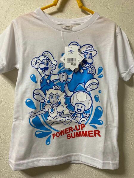 新品未使用　usj マリオ　水に濡れると色が変わるTシャツ　110センチ