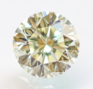 【100円～】VS2！0.425ct 天然ダイヤ VERY LIGHT YELLOW (ナチュラルカラー)GOOD！