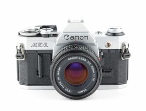 05498cmrk Canon AE-1 + New FD 50mm F1.8 MF一眼レフカメラ FDマウント