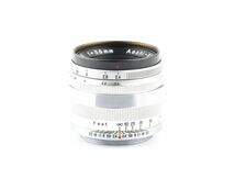 05576cmrk Asahi Kogaku Takumar 58mm F2.4 単焦点 標準レンズ M37マウント_画像1