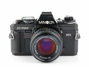 06021cmrk MINOLTA New X-700 + New MD 50mm F1.4 MF一眼レフカメラ 標準レンズ