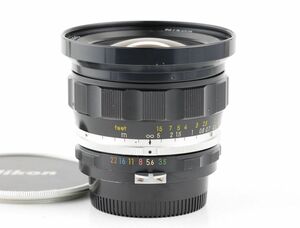 06036cmrk Nikon NIKKOR-UD Auto 20mm F3.5 非Ai 単焦点 広角レンズ Fマウント