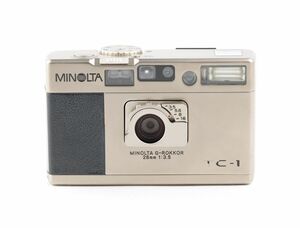 06135cmrk 【ジャンク品】 MINOLTA TC-1 G-ROKKOR 28mm F3.5 単焦点 広角 コンパクトカメラ