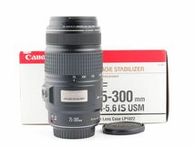06136cmrk Canon EF75-300mm F4-5.6 IS USM 望遠ズームレンズ EFマウント_画像1